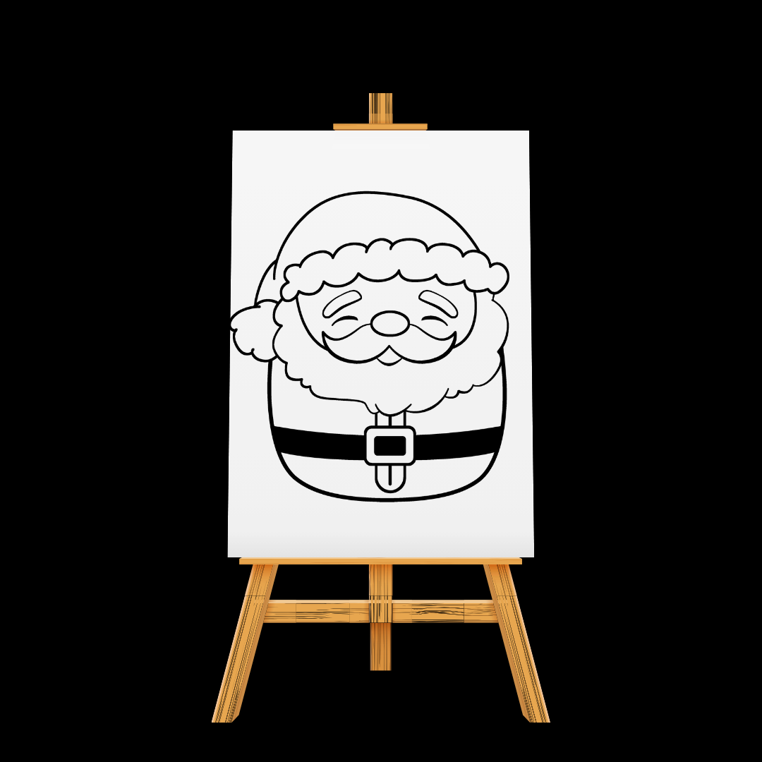 Canvas - Squish Santa