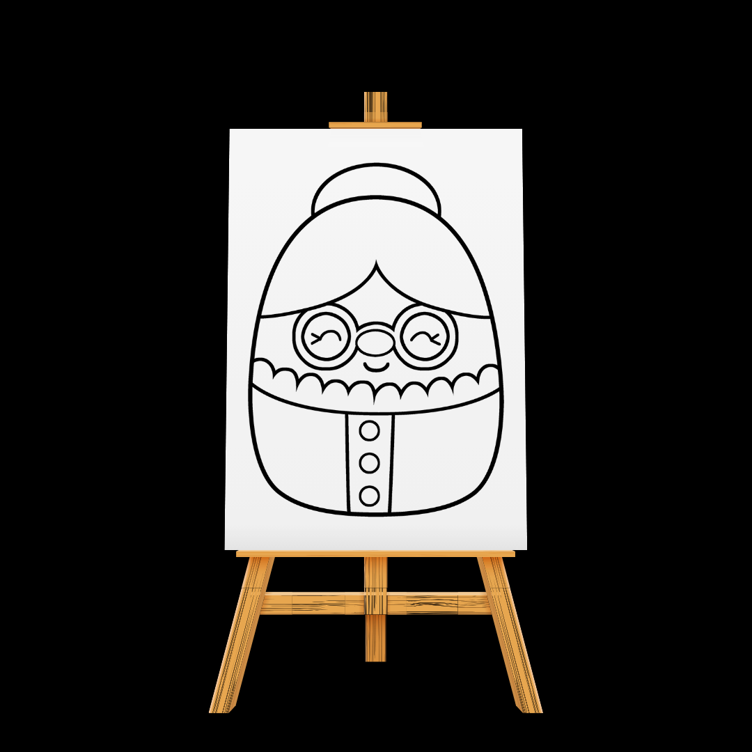 Canvas - Squish Santa
