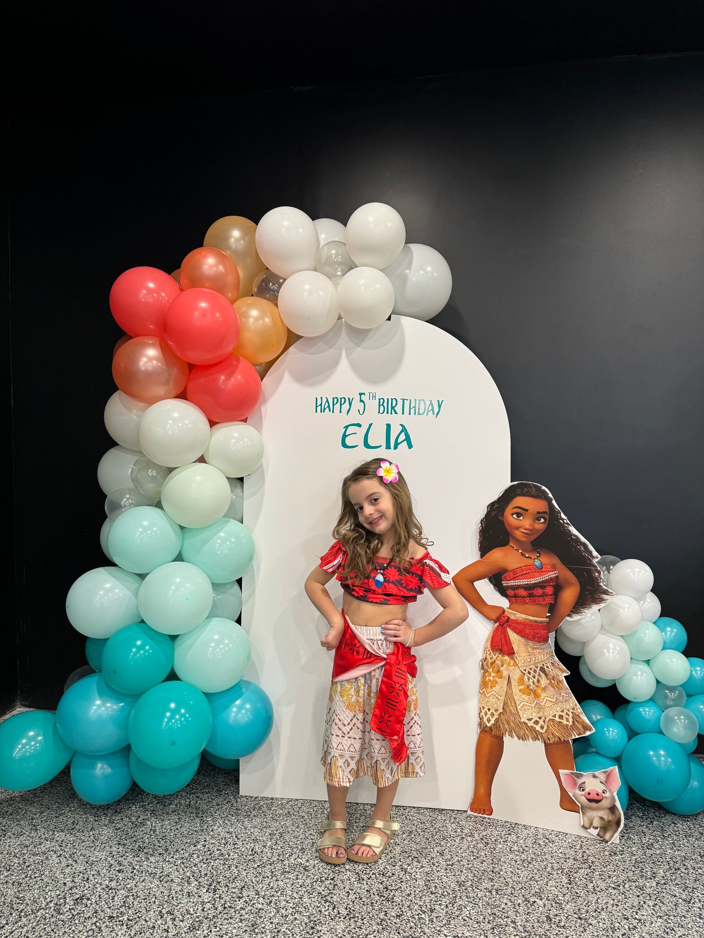 Backdrop and Balloon Arch