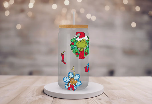 Holiday Glass cup