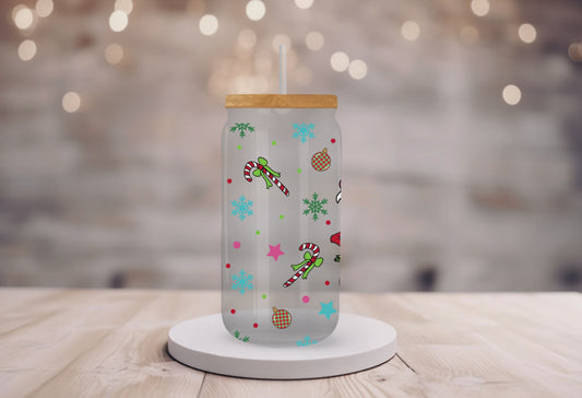 Holiday Glass cup