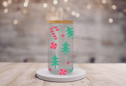 Holiday Glass cup