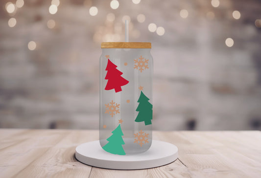 Holiday Glass cup