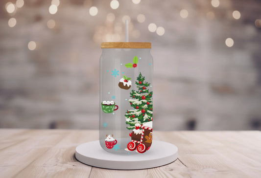 Holiday Glass cup